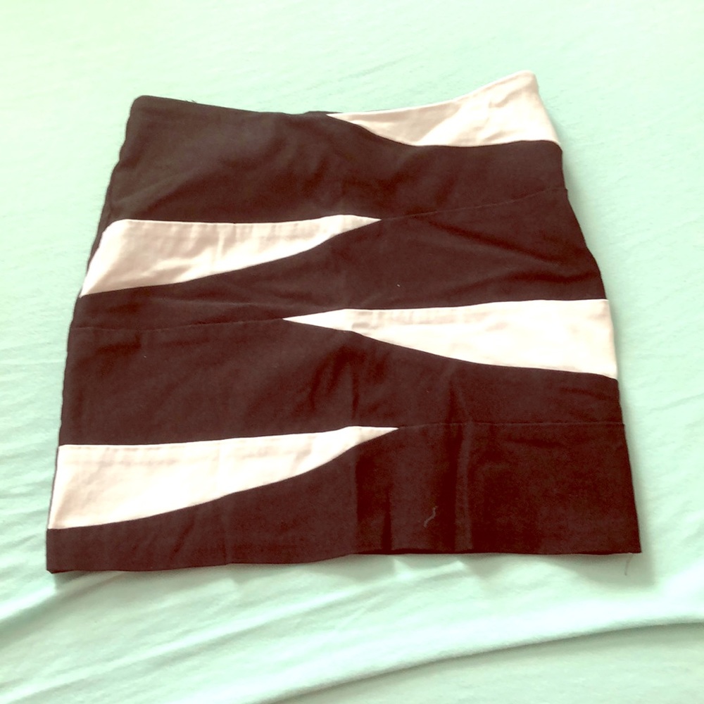 Rayon and Nylon mini skirt